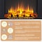 Edendirect 32'' Ventless Electric Fireplace Insert, Black, Remote Control, 750W/1500W EF455B - alternate 6
